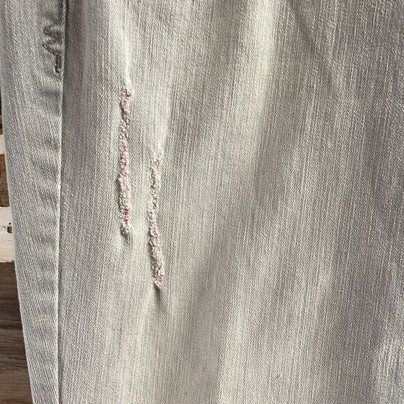 Mossimo Supply Co Ladies Crop Pantacourt Cotton Jeans, Size 13, Faded Gray - Picture 4 of 10